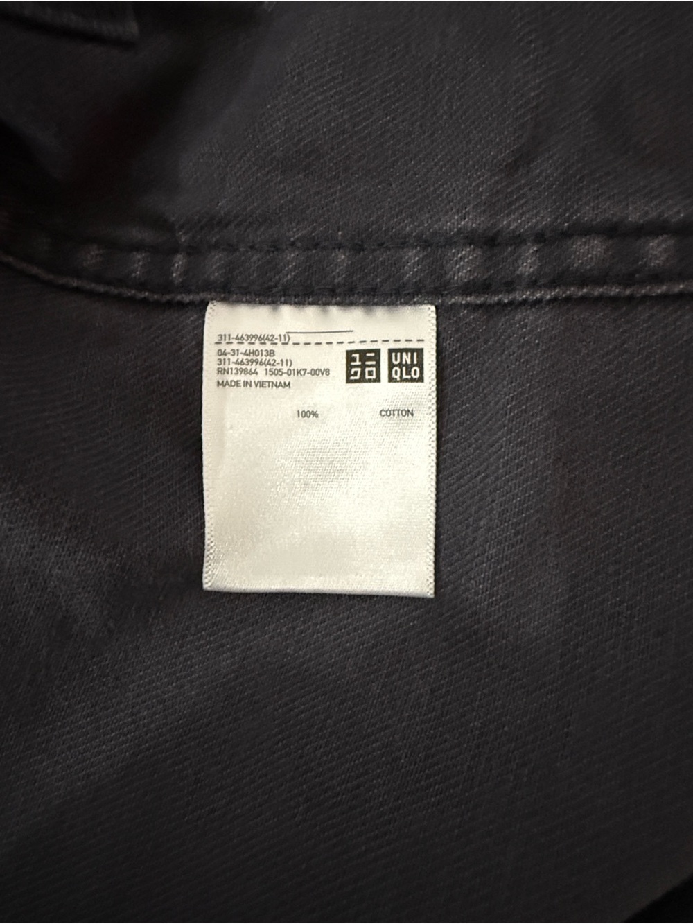Utility-Style Button UNIQLO Jacket Navy - Picture 3 of 5